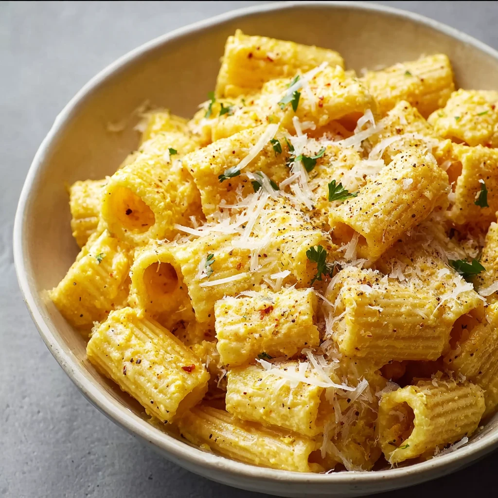 Creamy Cottage Cheese Rigatoni (Easy High-Protein Pasta Bake)
