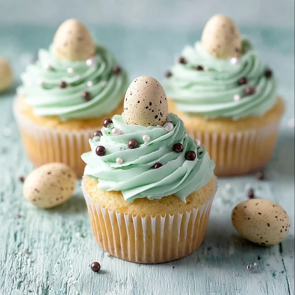 Delightful Robins Egg Cupcakes Sweet Surprise