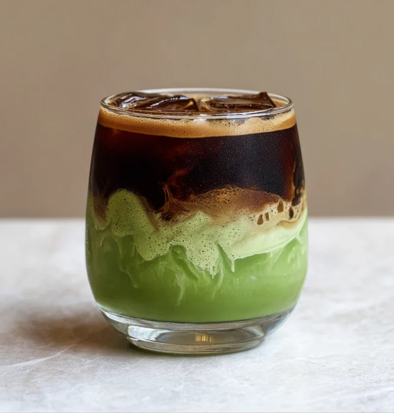 Dirty Matcha Latte