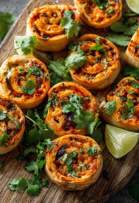 Cheesy Taco Pinwheels Perfect Party Appetizer
