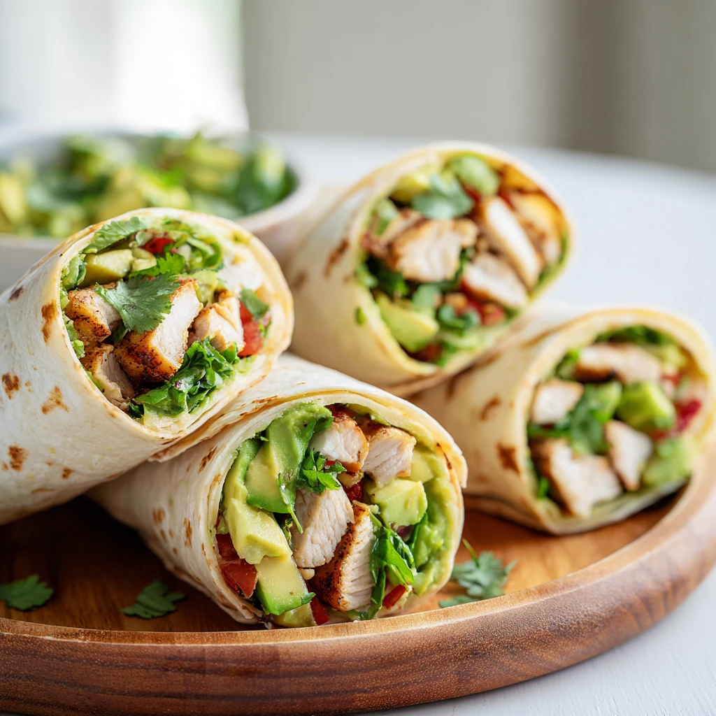 Easy Chicken Avocado Ranch Burritos – Quick Weeknight Dinner