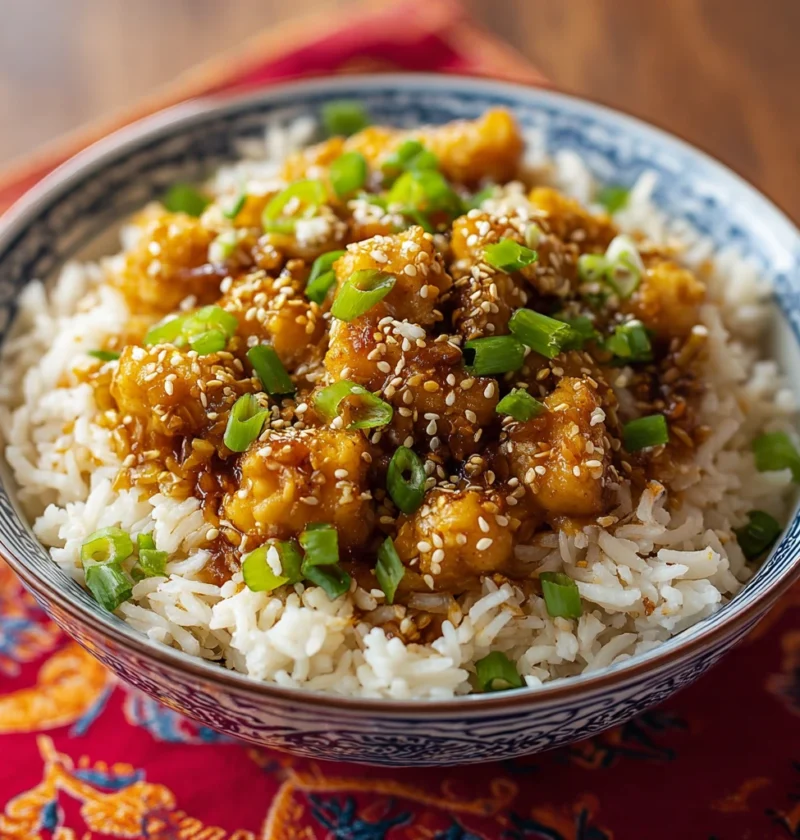 High Protein Asian Chicken Fried Rice