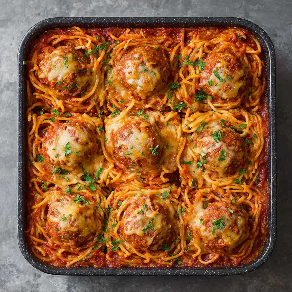 High Protein Baked Spaghetti Casserole