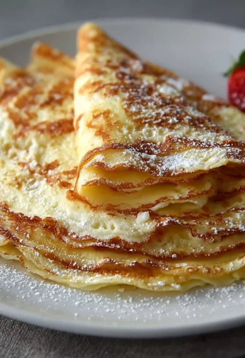 High Protein Cottage Cheese Crepes