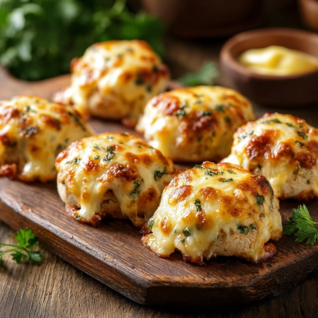 Irresistible Cheesy Garlic Butter Bites