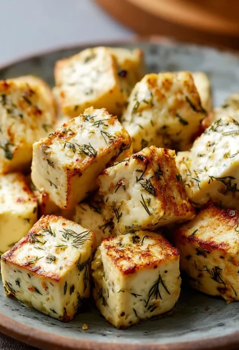 Irresistible Dill Pickle Tofu Bites Youll Crave Every