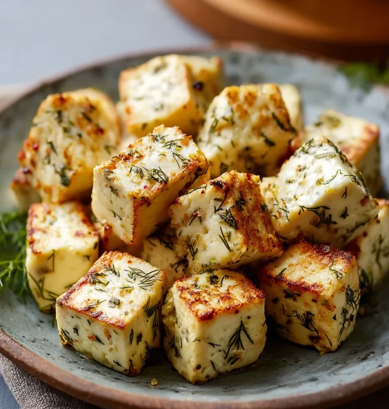 Irresistible Dill Pickle Tofu Bites Youll Crave Every