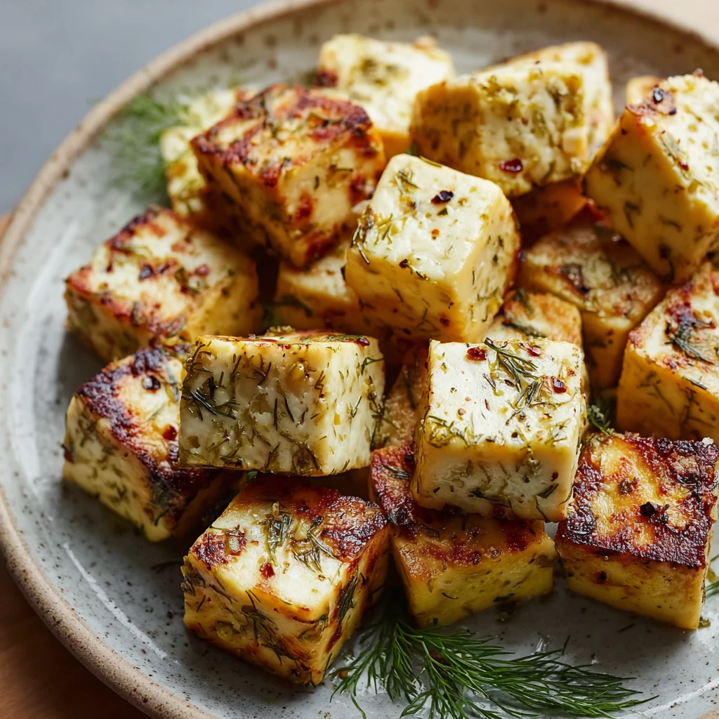 Irresistible Dill Pickle Tofu Bites Youll Crave Every