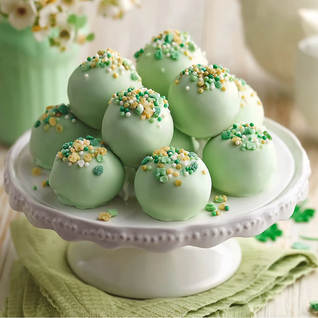 Irresistible Shamrock Cake Batter Truffles for Any Celebration