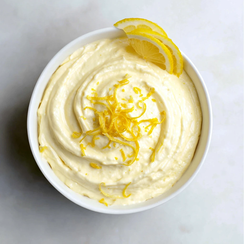 Lemon Cottage Cheese Pudding