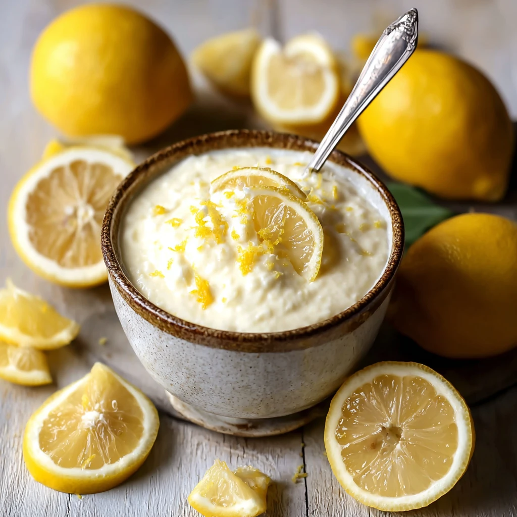 Lemon Cottage Cheese Pudding Light Creamy Delight