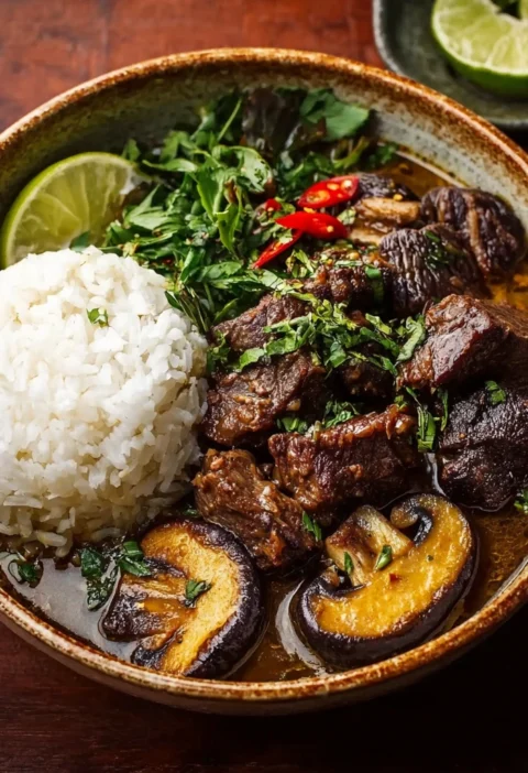 Lemongrass Coconut Braised Beef Cozy Fragrant Comfort Dish