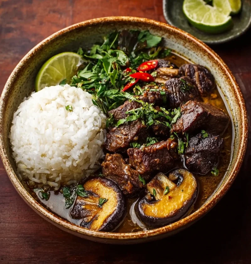 Lemongrass Coconut Braised Beef Cozy Fragrant Comfort Dish