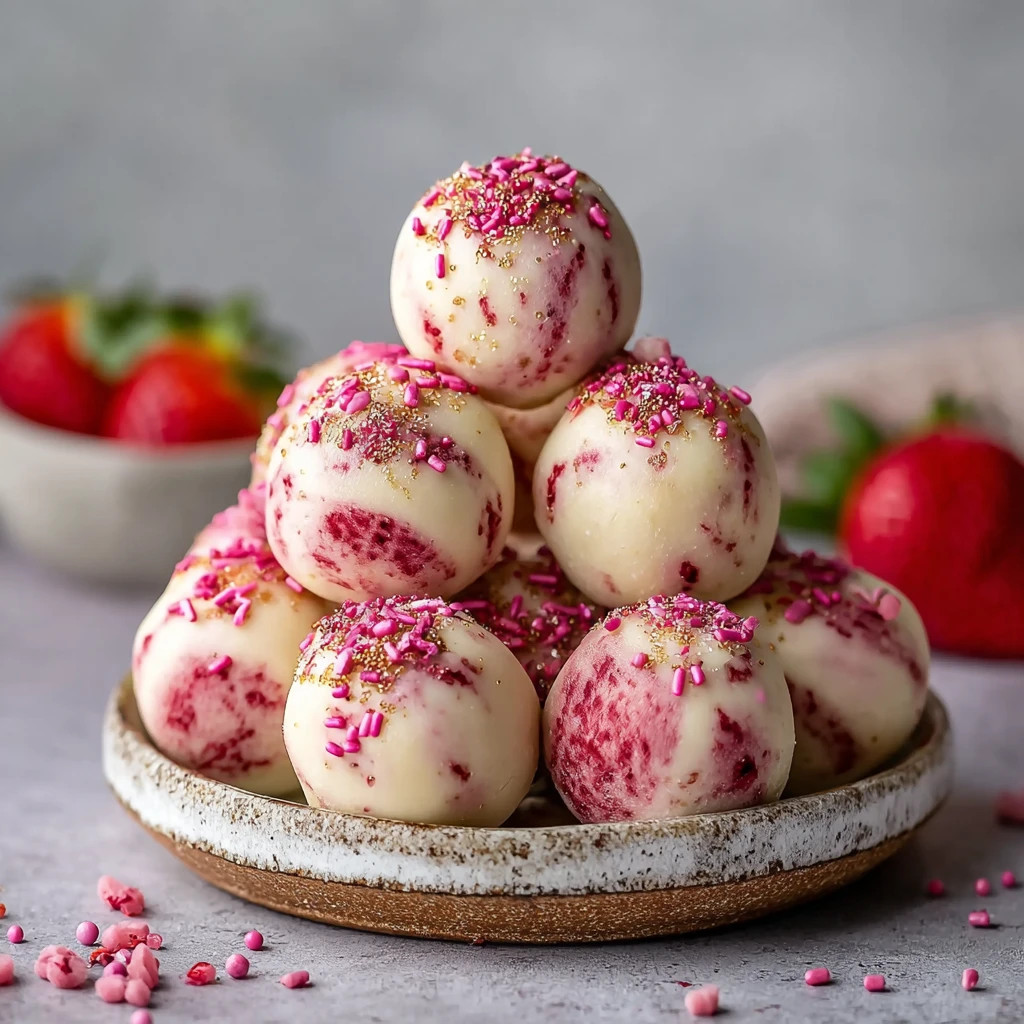 Nourishing Strawberry Cheesecake Protein Balls Sweet Cravings