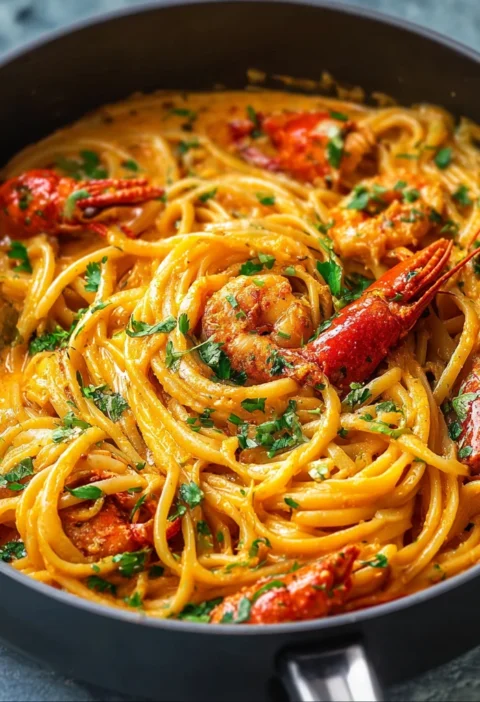 One Pot Crawfish Pasta Creamy Cajun Delight Home