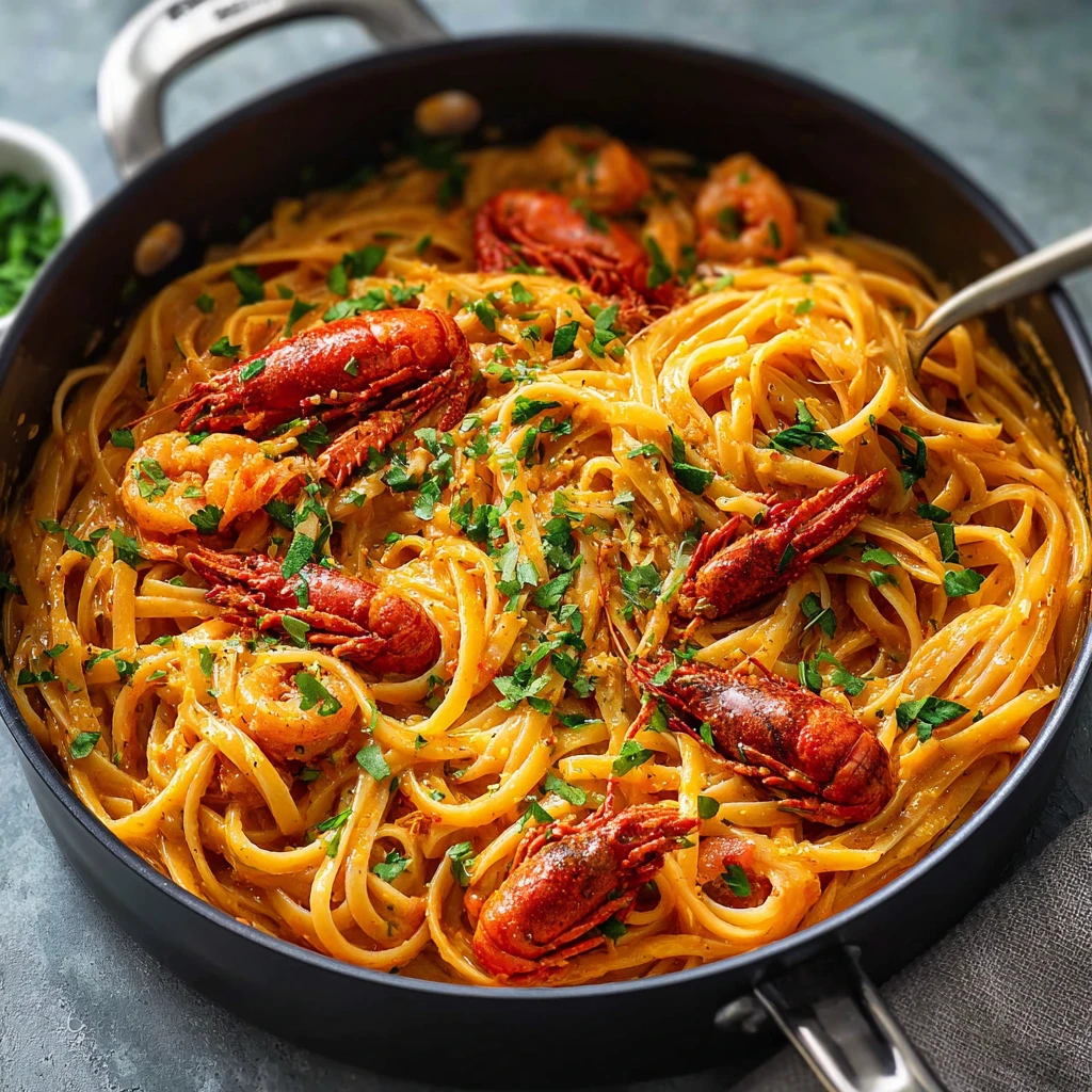 One Pot Crawfish Pasta Creamy Cajun Delight Home