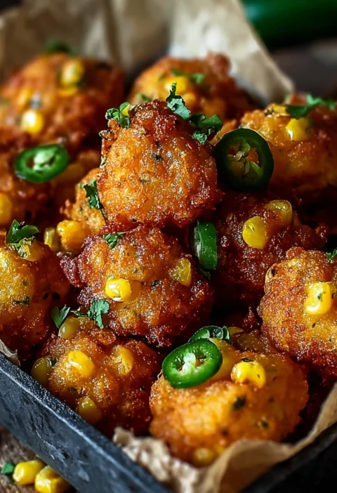 Spicy Jalapeno Corn Nuggets Irresistible Snacking Fun