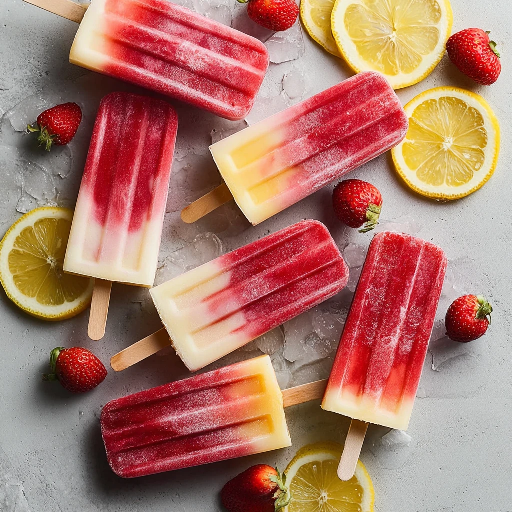 Strawberry Lemonade Popsicles Refreshing Summer Treat