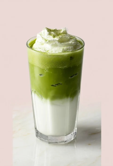 Vanilla Sweet Cream Iced Matcha Latte