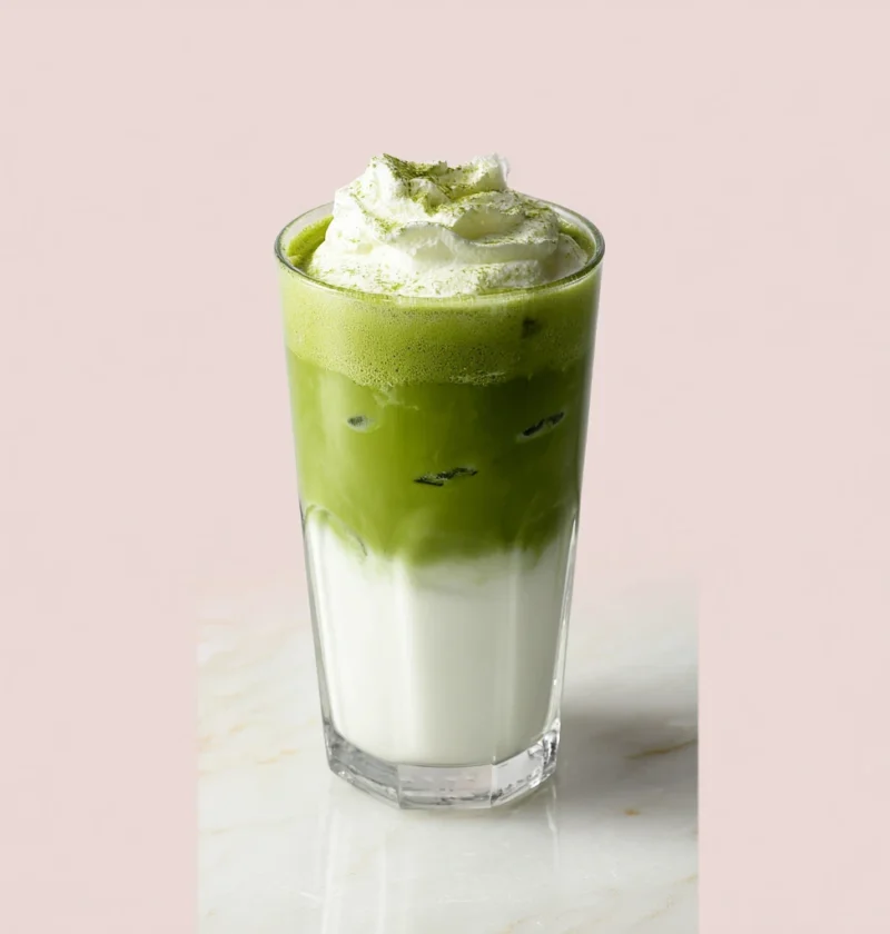 Vanilla Sweet Cream Iced Matcha Latte