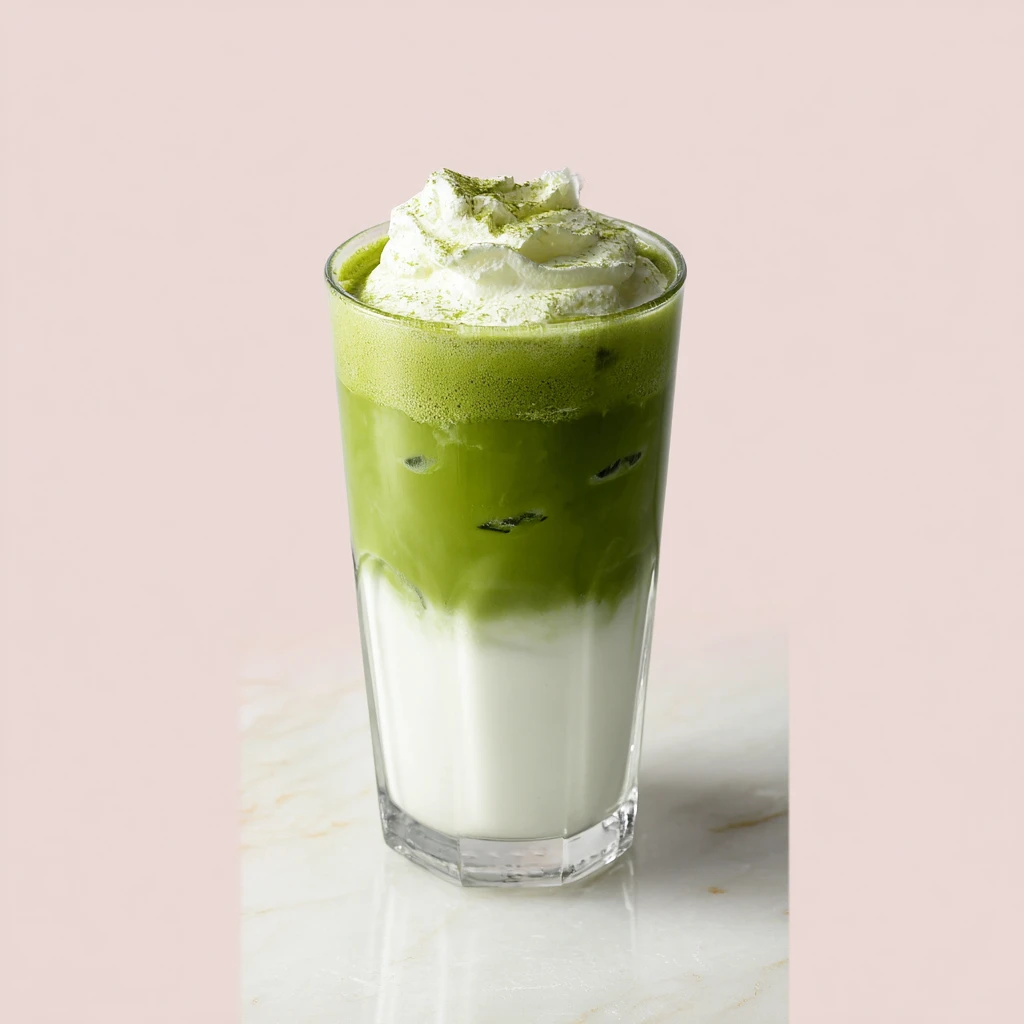 Vanilla Sweet Cream Iced Matcha Latte