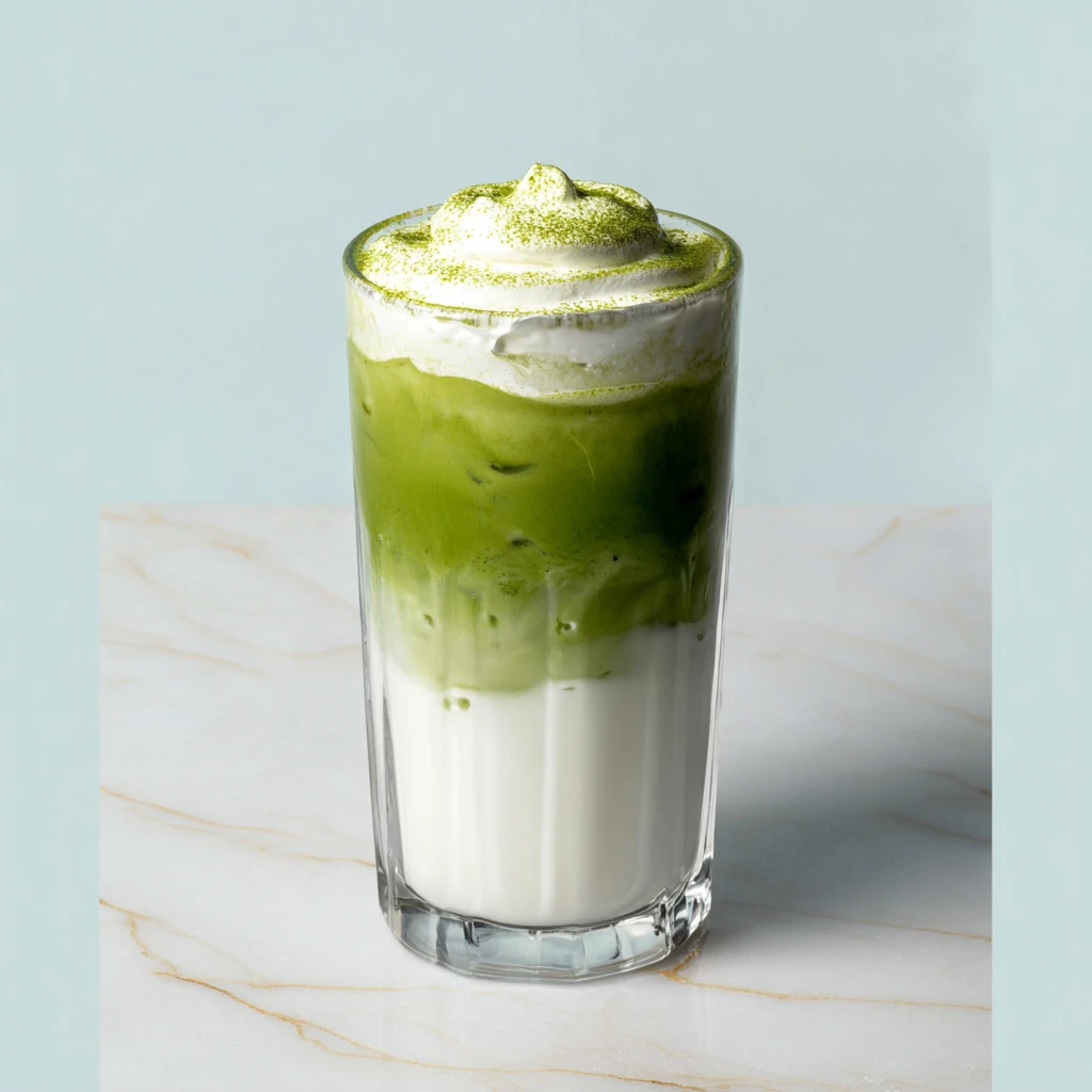 Vanilla Sweet Cream Iced Matcha Latte