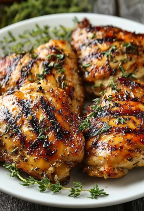 Zesty Lemonpepper Bbq Chicken Thighs Flavorful Grills