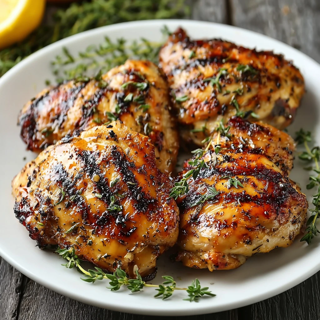 Zesty Lemon-Pepper BBQ Chicken Thighs for Flavorful Grills