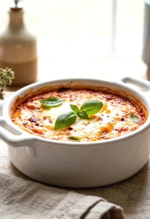 Cottage Cheese Pizza Bowl