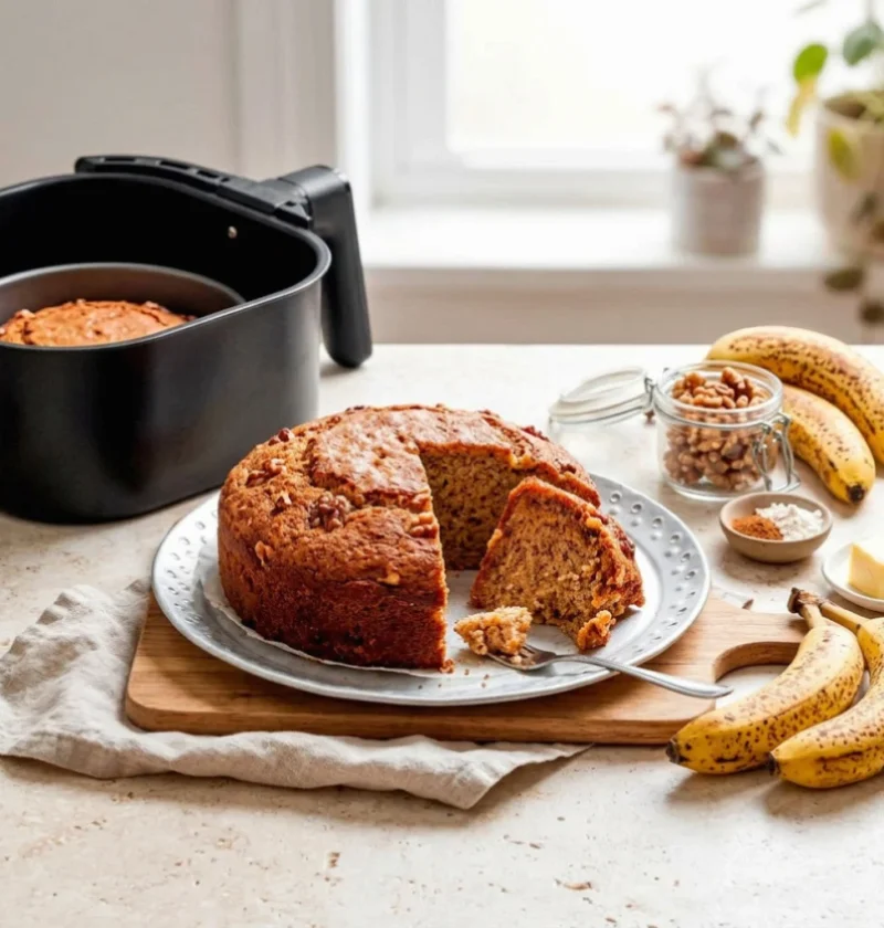 Air Fryer Banana Bread