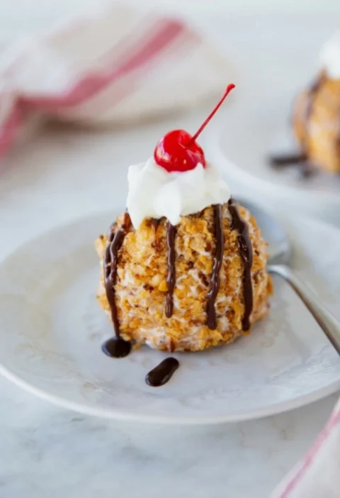 Fried ice cream
