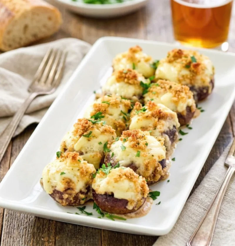 LongHorn Steakhouse stuffed mushrooms