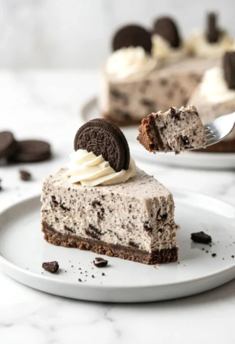 No Bake Oreo Cheesecake